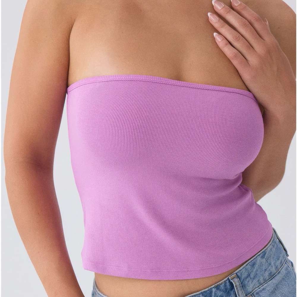 Klassy ribbed tube top